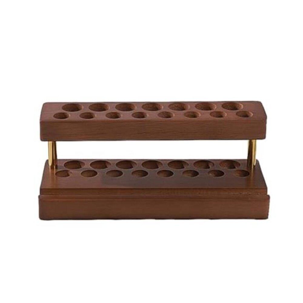 Pencil & Pen Organizer Wooden Pen holder with Phone Stand for Desk, Kitchen